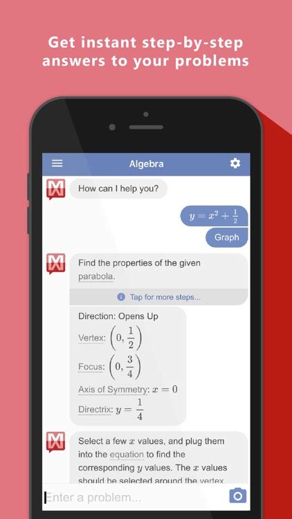 Mathway: Math Problem Solver 4+ .